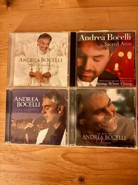 Andrea Bocelli CD Collection - Assorted Set: Sacred, Best of, Christmas, Love